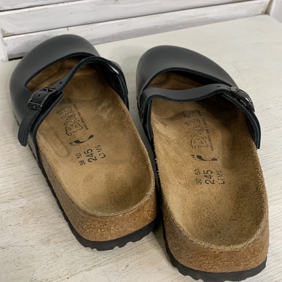 Birkenstock | Shoes | T29 Birkis Birkenstock Maria Mary Jane Mule Clog  Sandals Size 38 Black Slip On | Poshmark